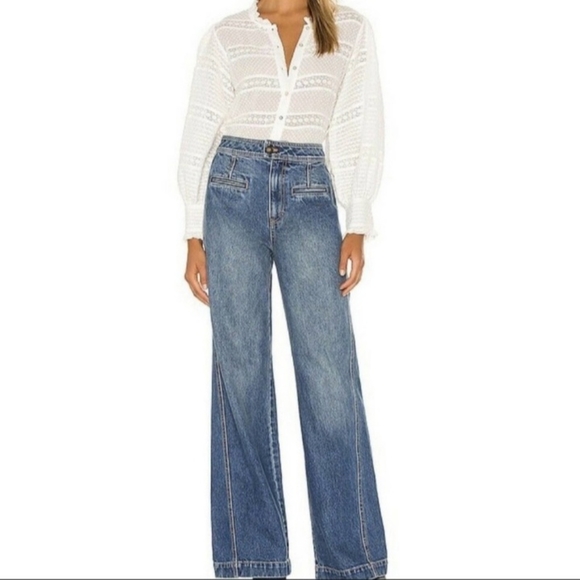 We The Free Jeans Nwt Free People Modern Meadow Jeans In Size Small
